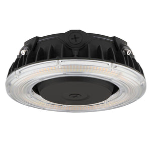 LED Canopy Fixtures 100W LED Round Canopy Light - Wattage and Color Switching - Bronze Finish