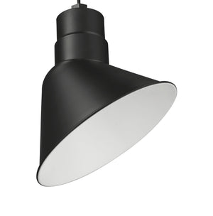 ECO-RLM Shade 12in. Integrated LED Angle Shade - Satin Black - 11W - 3000K