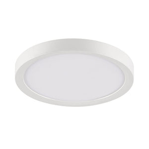 Flush Mounts LED 12W 12in. Round Matte White Dimmable LED Ceiling Light - 100 Degree Beam - 120VAC - Direct Wiring - 1,200 Lm