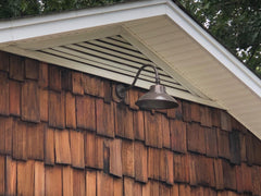 bronze color barn light