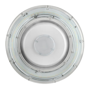 100W LED Round Canopy Light - Wattage and Color Switching - White Finish