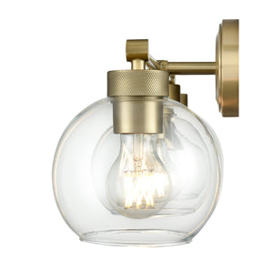 Vanity Fixtures 3 Lamps Jonatan Vanity Light - Vintage Brass - Clear Glass - 25in. Wide