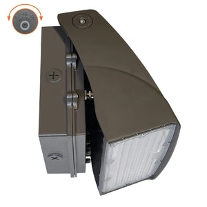 LED Wall Packs 50W/40W/30W LED Full Cutoff Wall Adjustable Wallpacks  - Bronze