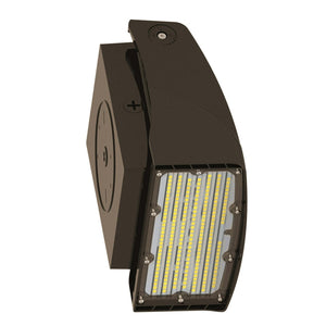 LED Wall Packs 50W/40W/30W LED Full Cutoff Wall Adjustable Wallpacks  - Bronze