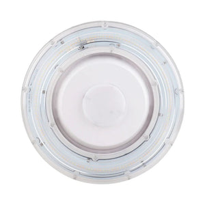 LED Canopy Fixtures 55W LED Round Parking Garage Light - 3K/4K/5K CCT - 150 Degree Beam - White Finish