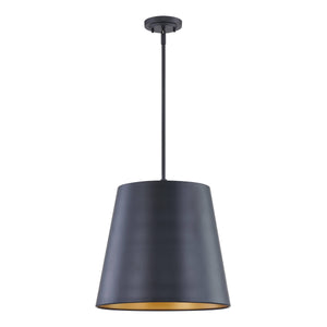 Pendant Fixtures Allson Pendant - Matte Black - 16in. Diameter - E26 Medium Base