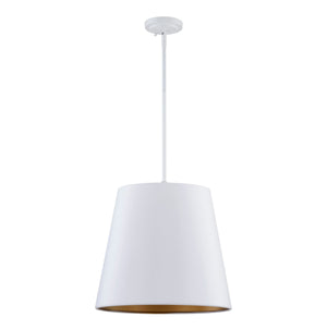 Pendant Fixtures Allson Pendant - Matte White - 16in. Diameter - E26 Medium Base