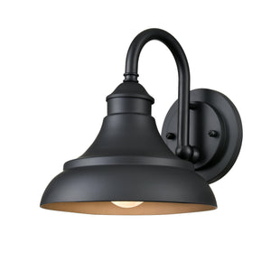 Wall Sconces Alvii Outdoor Wall Sconce - Powder Coated Black - 9.48in. Extension - E26 Medium Base