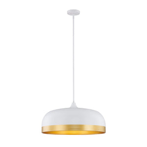 Pendant Fixtures Amarra Pendant - Matte White - 22in. Diameter - E26 Medium Base