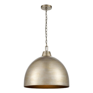 Pendant Fixtures Arrco Pendant - Antique Silver Leaf - 18in. Diameter - E26 Medium Base