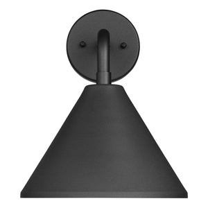 Wall Sconces Axston Outdoor Wall Sconce - Textured Black - 11.84in. Extension - E26 Medium Base