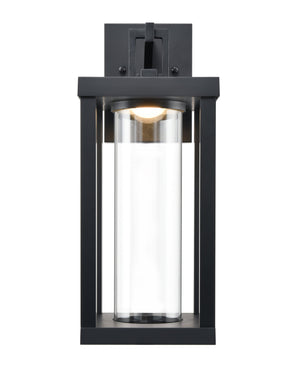 Wall Sconces Dumont LED Wall Sconce - Powder Coated Black - Clear Glass - 11W Integrated LED Module - 414 Lm - 3000K Warm White