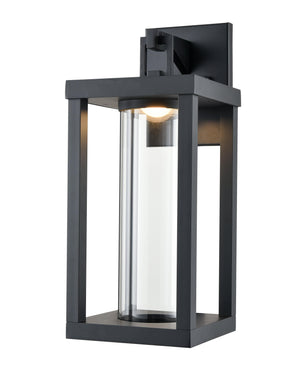 Wall Sconces Dumont LED Wall Sconce - Powder Coated Black - Clear Glass - 11W Integrated LED Module - 450 Lm - 3000K Warm White