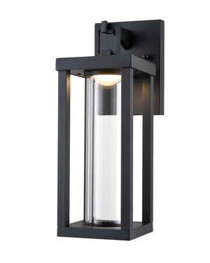 Wall Sconces Dumont LED Wall Sconce - Powder Coated Black - Clear Glass - 6W Integrated LED Module - 209 Lm - 3000K Warm White