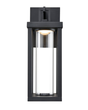 Wall Sconces Dumont LED Wall Sconce - Powder Coated Black - Clear Glass - 6W Integrated LED Module - 209 Lm - 3000K Warm White