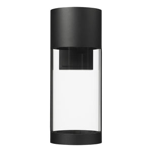 Trefor LED Wall Sconce - Powder Coated Black - Clear Glass - 6W Integrated LED Module - 241 Lm - 3000K Warm White