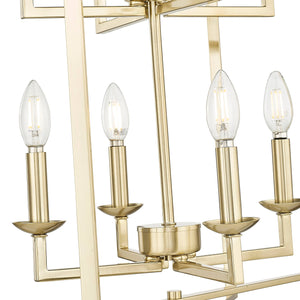 Pendant Fixtures Nellis Pendant - Modern Gold - 24in. Diameter - E26 Medium Base