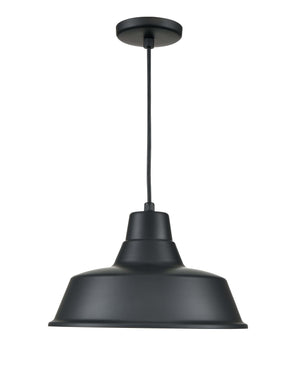 Pendant Fixtures R Series Classic Warehouse Pendant - Satin Black - 14in. Diameter - E26 Medium Base