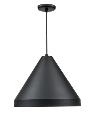 Pendant Fixtures R Series Cone Pendant - Satin Black - 17in. Diameter - E26 Medium Base