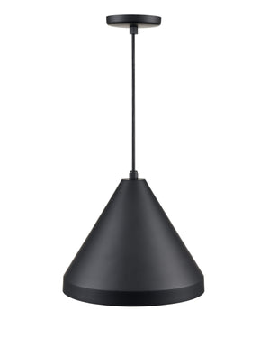 Pendant Fixtures R Series Wide Cone Pendant - Satin Black - 17in. Diameter - E26 Medium Base