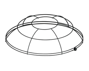 20'' Diameter Satin Black Wire Guard for 20'' Diameter Shades