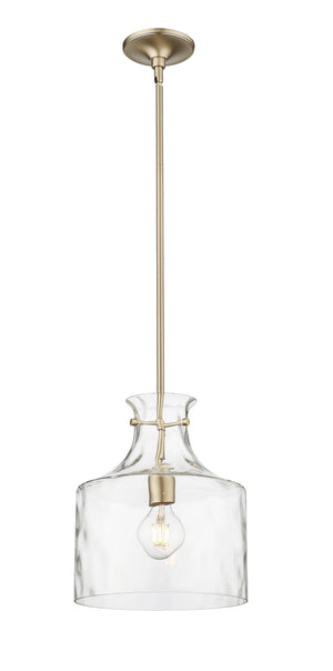 Pendant Fixtures Santorini Pendant - Modern Gold - Water Glass - 11in. Diameter - E26 Medium Base