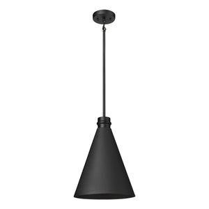 Axston Outdoor Hanging Lantern - Textured Black - 12in. Diameter - E26 Medium Base