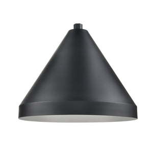 17'' Satin Black Cone Shade