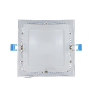 LED Downlights 12W 6" Recessed Dimmable Square Slim LED Downlight - 120¡ Beam - 120V - CRI>80 - Junction Box - 900lm