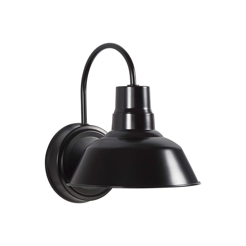 Black Gooseneck Wall Sconce | Black Wall Mount Light Fixture